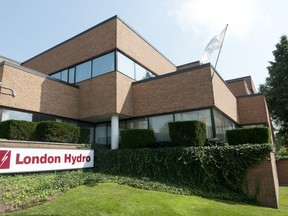 London Hydro headquarters on Horton Street. (File photo)