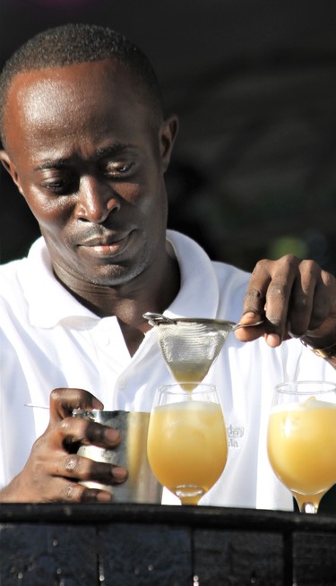 BodyHoliday St. Lucia mixologist Germain Sydney, won the ChairmanÕs Reserve Spice Rum Cocktail Competition at the 2018 Food and Rum Festival in St. Lucia with his creation, Paradise Kiss which includes passion fruit.
JOE BELANGER/The London Free Press/Postmedia News