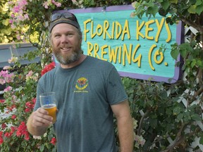 Former Burlington resident Craig McBay has gone from homebrewing to owning Florida Keys Brewing in Islamorada, Fla.  (Wayne Newton/Special to Postmedia News)