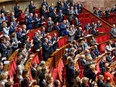 France's National Assembly in action. France reserves some constituency seats for its citizens overseas.