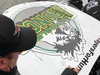 NASCAR driver DJ Kennington, from Southwold in Elgin County, raised $5,000 for the Humboldt fund by auctioning the hood of his car where he'd arranged the placement of the Humboldt Broncos hockey team.