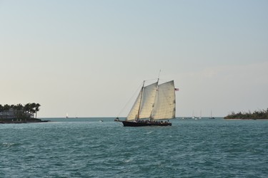 A sailing vessel leaves Key West harbour for a sunset cruise. Famous for its arts scene, the Hemingway Home, and seafood dining, Key West is humming again after Hurricane Irma hit last September. Most of Irma's damage was done in the middle Keys, not the southernmost Key West. 
WAYNE NEWTON
SPECIAL TO POSTMEDIA NEWS
