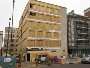 The social innovation fund Verge Breakthrough is investing $350,000 in this affordable housing project at 365 Dundas St., as the fund gets an investment of $265,000 from Libro Credit Union.
(Mike Hensen/The London Free Press)