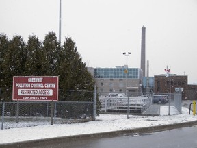 The Greenway Pollution Control Centre in London, Ont. (DEREK RUTTAN, The London Free Press)