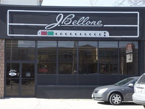 The John Bellone Musical Instruments store at 446 York St. (DEREK RUTTAN, The London Free Press)