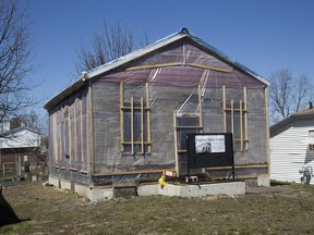 The Fugitive Slave Chapel on Grey Street in London, Ont. (DEREK RUTTAN, The London Free Press)