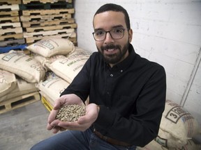 Alberto Sepulveda has started the Mama Chena Coffee Co. (DEREK RUTTAN, The London Free Press)