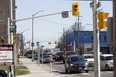 Adelaide Street at Queens Avenue is London’s red-light camera hot spot. (Derek Ruttan/The London Free Press)