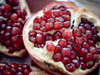 Pomegranate contain Ellagitannins, powerful compounds that convert ellagic acid in the upper portion of the gastrointestinal tract and are further metabolized in the large intestine by bacteria into the compound Urolithin A.