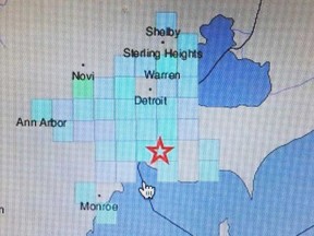 The U.S. Geological Survey was reporting a 3.6 magnitude earthquake centred near Amherstburg on Thursday evening at 8:01 p.m.