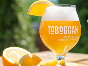 Refreshing wheat beers like this selection from Toboggan are a harbinger of spring and outdoor patios.