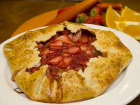 Rhubarb strawberry galette.
(Mike Hensen/The London Free Press)