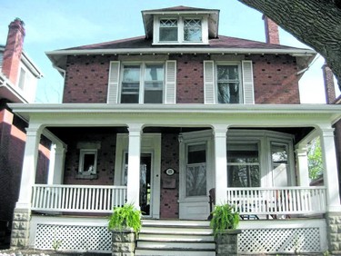 173 Duchess Ave. shows its solid foursquare style, a reaction to the ornate Victorian. (Sylvia Chodas photo)