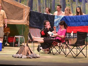 A couple who've recently become empty nesters try to put a spark back in their relationship in the play Bare Bear Bones, on at The Palace Theatre until  May 13.