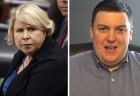 Deb Matthews and Andrew Lawton