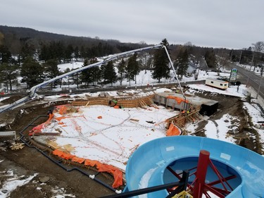 Despite the challenges of a long winter, construction at East Park continued to ensure its opening in June.
