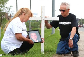 Roger and Janice Pigeau's son, James, 29, died in the Elgin-Middlesex Detention Centre on Dec. 26, 2017. (DALE CARRUTHERS, The London Free Press)