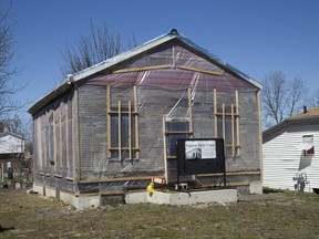 The Fugitive Slave Chapel on Grey Street  in London, Ont. on Sunday April 22, 2018.