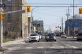 The red light camera on Adelaide St. at Queens Ave. (DEREK RUTTAN, The London Free Press)