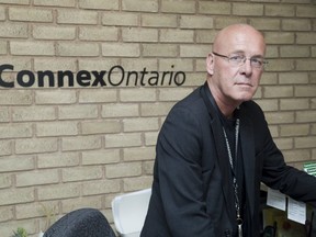 Brad Davey is executive director of ConnexOntario in London. (DEREK RUTTAN, The London Free Press)