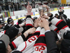 The Listowel Cyclones won their first Sutherland Cup after sweeping the Caledonia Corvairs 4-1 Tuesday night. Cory Smith/The Beacon Herald