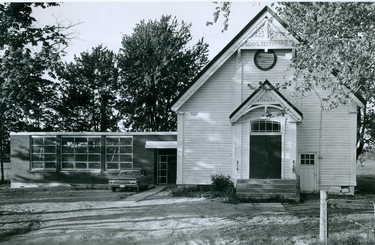 This former school building is the new home of Doric Lodge AF and AM, Lobo, 1966. (London Free Press files)