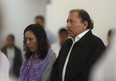 Nicaragua's President Daniel Ortega and Vice-President Rosario Murillo attend the opening of a national dialogue in Managua, Nicaragua, earlier this month. (Alfredo Zuniga/The Associated Press)