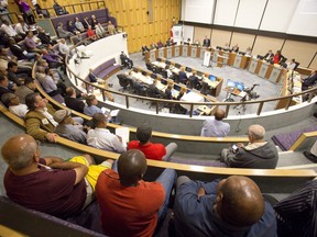London city council chambers. (The London Free Press file photo)