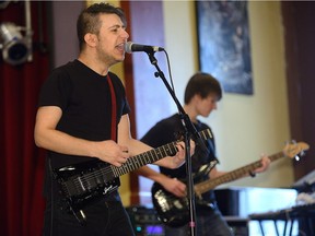 Fanshawe College Music Industry Arts student Shakeem Abdi performs with his band Gesetz during a sound check at Aeolian Hall in London, Ontario on Monday Feb 8, 2016. (Free Press file photo)