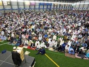 Thousands of London's Muslim population wrapped up Ramadan in 2016 at the BMO Centre in London. Free Press file photo