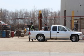 A woman was seriously injured at Core Industries, a scrap yard at 2037 Gore Rd., on Wednesday around 1:30 p.m. DALE CARRUTHERS / THE LONDON FREE PRESS