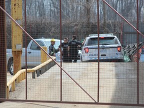 A woman was seriously injured at Core Industries, a scrap yard at 2037 Gore Rd., on Wednesday around 1:30 p.m. DALE CARRUTHERS / THE LONDON FREE PRESS