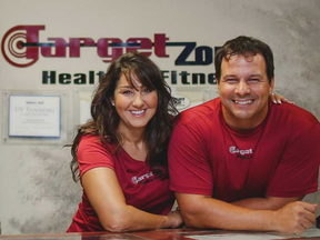 Target Zone Health and Fitness in Ingersoll is owned by Dawna Peat and Jason Peat.