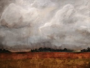 The Wheat Field is among the works in a new exhibition titled Just Breathe by artist Rebecca Pettit on at Fringe Custom Framing and Gallery until May 31.