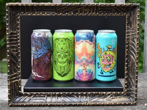 The beer they contain aside, cans from Hamilton’s Collective Arts brewery are works of art.