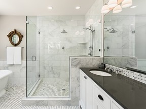Master bathroom in new luxury home (Getty Images)