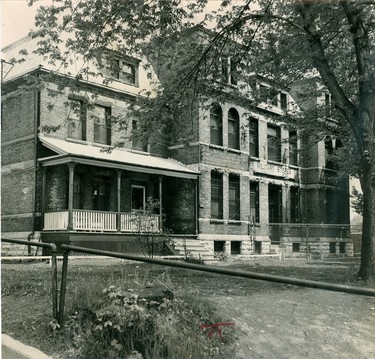 History of the army ordnance cports in London began in this military stores building on Elizabeth Street in 1886, 1968. (London Free Press files)