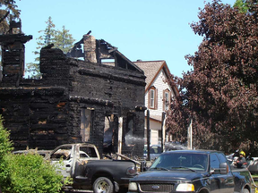 A body was found and two family members are unaccounted for after a house fire early Monday morning in Chesley, north of Walkerton. (Postmedia)