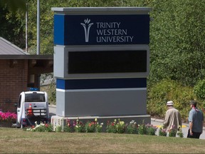 Trinity Western University in Langley, B.C., lost its bid before the Supreme Court to force law societies to recognize its planned law school. (The Canadian Press file photo)
