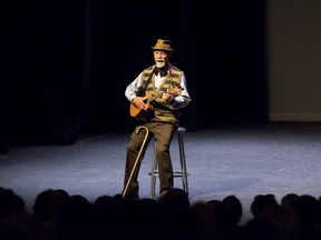 Tom Bourgard wrote and stars in Old Fart at London Fringe. (Derek Ruttan/The London Free Press)