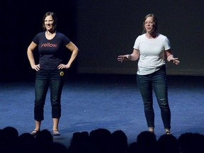 Cleaning Up featuring Sookie Mei, Tammy Vink and Dina Watts (not sure who is who) is one of the acts featured in London Fringe 2018. (DEREK RUTTAN, The London Free Press)