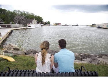 Alannah Pedde and Sean Sennett  in Port Stanley Ont. on Friday June 1, 2018. Derek Ruttan/The London Free Press/Postmedia Network