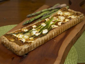 Asparagus Goat Cheese Quiche. (DEREK RUTTAN, The London Free Press)