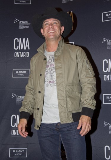 Aaron Pritchett attended the Ontario Country Music Awards at Centennial Hall  in London. (DEREK RUTTAN, The London Free Press)