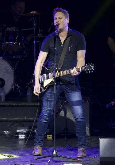 Jason Blaine performs at the Country Music Awards Ontario at Centennial Hall in London, Ont. on Sunday June 3, 2018. Blaine won Male Artist of the Year. Derek Ruttan/The London Free Press/Postmedia Network