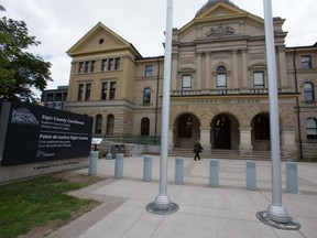 Elgin County Courthouse in St. Thomas. (Derek Ruttan/The London Free Press)