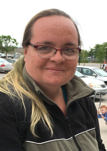 ELGIN MIDDLESEX LONDON--Cassandra Lousbury--"I didn't vote. I declined. What's the use? They're all going to screw us over again anyway. So why even bother voting?"  Photo shot in London, Ont. on Thursday June 7, 2018. Derek Ruttan/The London Free Press/Postmedia Network