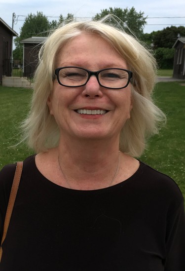 LONDON FANSHAWE--Cheryl Hartridge--"The Liberals. I voted strategically because I don't want a majority government of either the NDP or the Conservatives."  Photo shot in London, Ont. on Thursday June 7, 2018. Derek Ruttan/The London Free Press/Postmedia Network