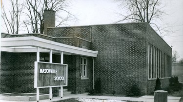 The new Masonville School, 1957. (London Free Press files)