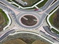 An aerial view of a London roundabout at the intersection of Wonderland Road North and Sunningdale Road. A reader thinks there should be one at Hamilton and Egerton streets. (File photo)
